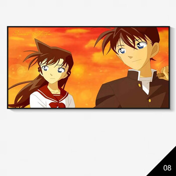 西克里柯南全家福立体画相框 名侦探柯南全家福海报挂画玄关客厅卧室