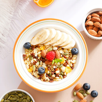 家乐氏谷兰诺拉坚果水果麦片独立小包装12包早餐下午茶代餐即食零食420g 家乐氏谷兰诺拉坚果水果麦片独立小包装12包早餐下午茶代餐即食零食420g