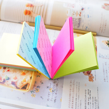 N次贴(STICKN)魔术便利贴便签纸记事贴76*76mm 荧光4色100张/本 31101 N次贴(STICKN)魔术便利贴便签纸记事贴76*76mm 荧光4色100张/本 31101