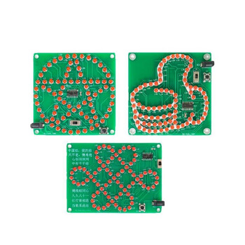 伍陆电子 拇指灯 可调速流水灯焊接套件电子DIY练习电路板组装 伍陆电子 拇指灯 可调速流水灯焊接套件电子DIY练习电路板组装