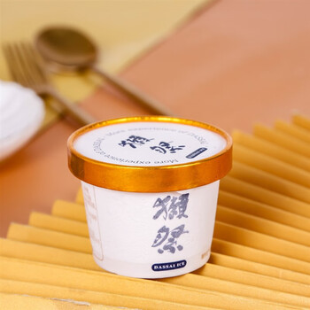 獭祭dassai冰淇淋80g12杯装日本进口生牛乳北海道鲜奶酒糟冰淇淋原味