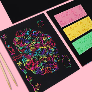 西玛(SIMAA)16k儿童炫彩刮画纸20张小学生刮刮画刮刮纸套装 西玛(SIMAA)16k儿童炫彩刮画纸20张小学生刮刮画刮刮纸套装