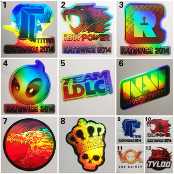 奢澳siezyolcsgo游戏周边贴纸印花金属全息高清泰坦高清贴simpletitan