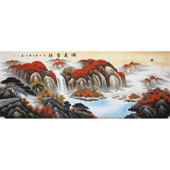 已结束佛教大师  俊生《天赐福禄 龙腾虎跃》n70106拍卖已结束画家