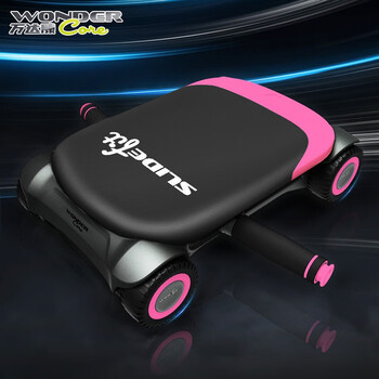 万达康健腹轮 自动回弹多功能腹肌轮健身器材 家用 滑板车 玫红色 万达康健腹轮 自动回弹多功能腹肌轮健身器材 家用 滑板车 玫红色