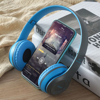 头戴式蓝牙耳机重低音发光oppo华为vivo手机无线运动游戏耳麦通用 p47