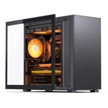 乔思伯（JONSBO）松果D41 标准版黑色 ATX机箱（双360冷排/ATX电源/Type-c Gen2 10Gbps+/垂直风道/长显卡）