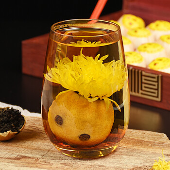 福茗源花草茶 柠檬茶柠檬红茶小柠菊金丝皇菊28粒400g花茶叶礼盒送人 福茗源花草茶 柠檬茶柠檬红茶小柠菊金丝皇菊28粒400g花茶叶礼盒送人