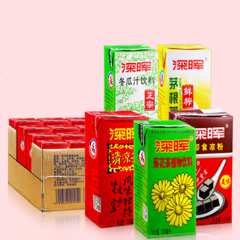 深晖菊花茶盒装饮料250ml*24盒整箱橘田部落 清凉茶250ml*24盒【整箱