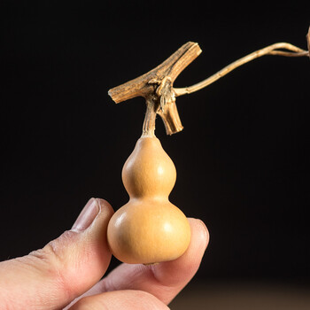 天然特小手捻把玩包浆老葫芦文玩胡葫芦草里金美国小葫芦手把挂件