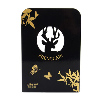 递乐 金属铁镂空书立夹/学生书立架/书夹/书靠/书挡/书板创意办公文具用品2片/副 2501麋鹿款