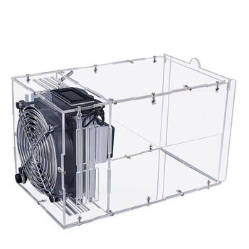 伍陆电子 微型冰箱套件迷你半导体制冷机电子DIY冷却系统焊接组装WK-56-53 散件+亚克力外壳(无温度计) 伍陆电子 微型冰箱套件迷你半导体制冷机电子DIY冷却系统焊接组装WK-56-53 散件+亚克力外壳(无温度计)