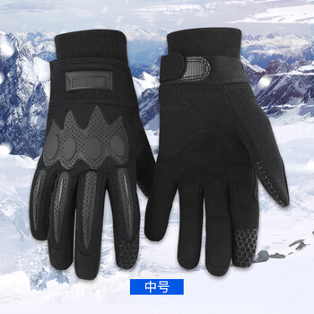 步孤岛全指07内手套抓绒战术手套户外骑行保暖防寒手套 伍07内手套
