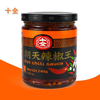 台湾原装进口十全朝天辣椒酱辣酱朝天椒酱下饭酱拌面剁椒鱼头可用朝天辣椒 图片价格品牌报价 京东