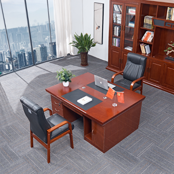 joyce办公桌双人位面对面经理室现代老板桌椅组合财务桌两人桌子贴纹