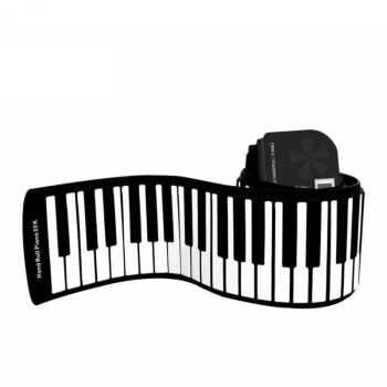 KAKA 卡卡手卷钢琴88键折叠便携式初学者入门 【黑色】88键+蓝牙连接+延音踏板+全套赠品