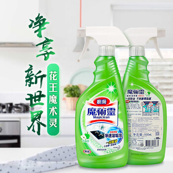 花王（KAO）油污清洁剂 油烟机清洗剂油污净厨房去重油清洁剂 清洁泡沫500ml