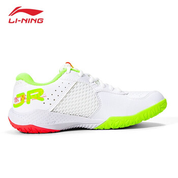 李宁（LI-NING）童鞋羽毛球鞋男女大童雷霆Junior耐磨透气专业运动鞋