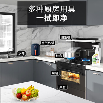 花王（KAO）厨房油污清洁剂500ml 多用途强力去除油垢净味冰箱抽油烟机清洗剂