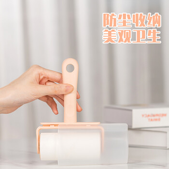 妙洁粘毛器组合装 10cm宽含本体共400撕 通用宠物 粘尘猫毛狗毛滚筒 