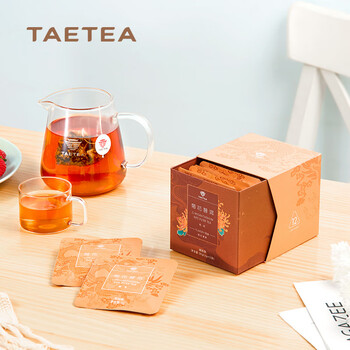 大益TAETEA茶叶普洱茶熟茶 菊花三角袋泡茶包36g/盒 独立包装冷泡茶