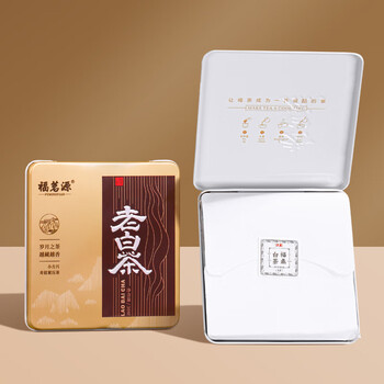 福茗源正宗福鼎白茶寿眉240g 2016年原料老白茶叶礼盒配茶壶端午节礼盒
