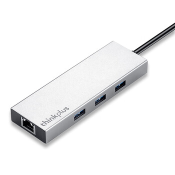 ThinkPad联想Type-C扩展坞USB-C转HDMI转接器USB分线器RJ45千兆网口华为小米苹果笔记本拓展坞转换器LC08