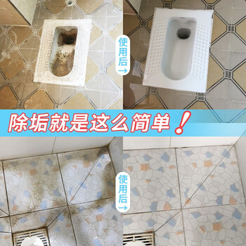 盾王瓷砖清洁剂500ml 去黄去污浴室家用清洗剂 厕所地砖地板强力除垢