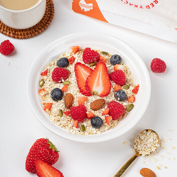 红色拖拉机澳洲进口即食免煮 冲饮谷物 早餐麦片蛋白燕麦片750克/袋 红色拖拉机澳洲进口即食免煮 冲饮谷物 早餐麦片蛋白燕麦片750克/袋
