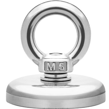 DSB(迪士比)强磁吸铁石磁铁强力打捞专用圆形吸铁石钕铁硼吊环吸盘河道户外打捞神器直径32mm 1个装 DSB(迪士比)强磁吸铁石磁铁强力打捞专用圆形吸铁石钕铁硼吊环吸盘河道户外打捞神器直径32mm 1个装