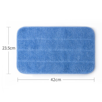 世家 平板夹布拖把替换布42x23.5cm 1布微纤维双面清洁干湿两用拖布 