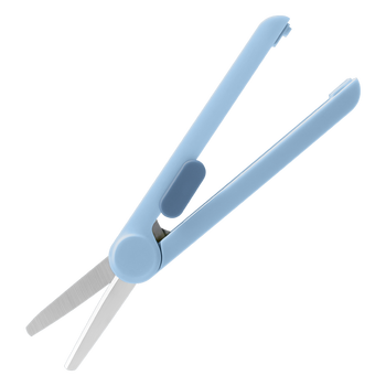 纽赛（NUSIGN）迷你便携开箱剪刀 德国创意设计 开箱神器家用剪子 手工剪纸刀 蓝色NS057