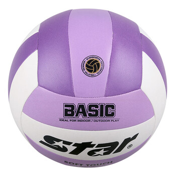 世达（star）排球初中生中考专用5号比赛训练体考标准用球马卡龙白紫VB825C-68