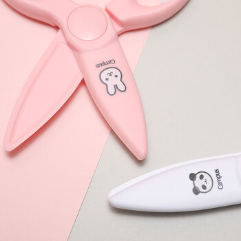 国誉(KOKUYO)儿童树脂剪刀Campus kids剪刀刃长50mm 白色1个 WSG-HSKJ230W