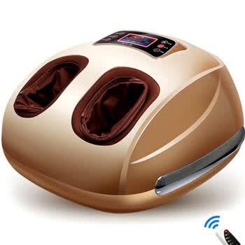 品牌优选港德足疗机脚底按摩器气压按摩脚美足宝热敷足疗仪足部按摩
