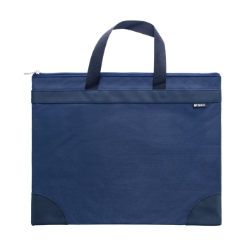 晨光（M&G）文具 A4黑色纹手提会议包 事务包 大容量商务公文拉链袋 资料袋文件袋 单个装ABBN3047