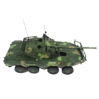 鑫卫辉 105轮式履带装甲车合金模型105MM自行突击炮模型收藏摆件1:22