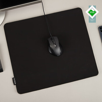 CAPERE(铠雷) 杜邦SORONA特氟龙 防泼水电脑竞技鼠标垫 防水特氟龙【棉感】细面垫-黑色 450x400x5mm CAPERE(铠雷) 杜邦SORONA特氟龙 防泼水电脑竞技鼠标垫 防水特氟龙【棉感】细面垫-黑色 450x400x5mm