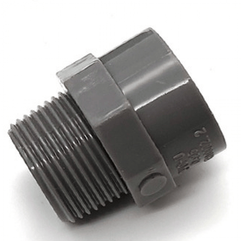 华亚pvc外牙直接upvc塑胶单头外丝内丝直接公牙直接承插接头 外丝de