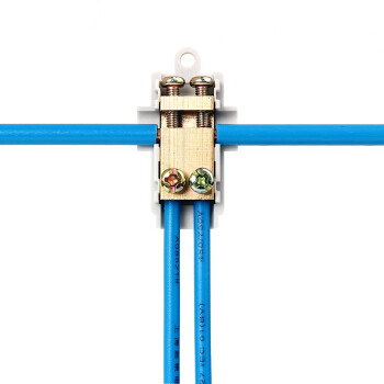 展科ZK-T1免断线T型分线器 大功率接线端子 1分2主分支三通分接头 基础款（接铜线）
