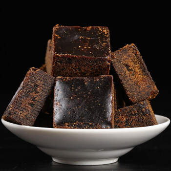 滇沁黑糖云南手工红枣红糖姜茶大姨妈黑糖块老姜黑糖2包250g2