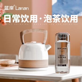 蓝岸 长白山天然矿泉水 380ml*12瓶 整箱装低氘弱碱性饮用水 热门商品