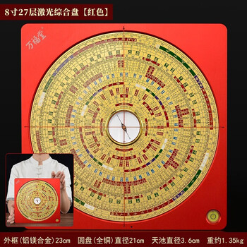 三元三合罗盘图片- 京东