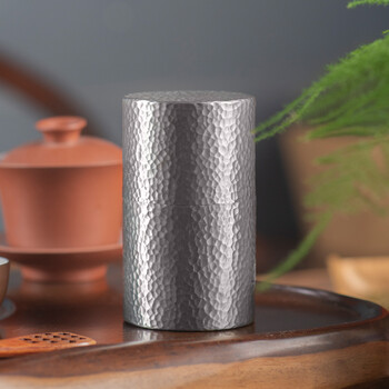 京东京造 茶叶罐 锡制储物罐密封罐保鲜罐【礼盒】 金属锡罐 大号 京东京造 茶叶罐 锡制储物罐密封罐保鲜罐【礼盒】 金属锡罐 大号