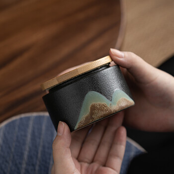 苏氏陶瓷(SUSHI CERAMICS)手绘山水画三色茶叶罐 储存罐陶瓷密封罐精美礼盒J0628 苏氏陶瓷(SUSHI CERAMICS)手绘山水画三色茶叶罐 储存罐陶瓷密封罐精美礼盒J0628