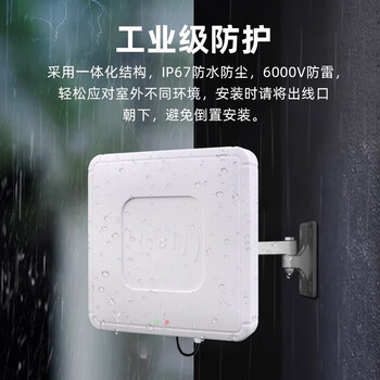冠兆(RD903M【0-5米】【TCP/IP】)超高频rfid读写器915远距离读卡器停车场门禁UHF射