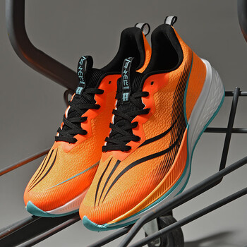 赤兔6pro跑步鞋超轻减震跑鞋学生夏季新款气初中生运动鞋男童 荧光橙