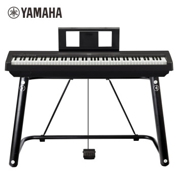 雅马哈（YAMAHA）电钢琴88键重锤P45智能数码钢琴专业成人儿童初学电子琴官方标配+全套配件