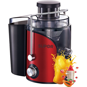 苏泊尔（SUPOR）原汁机榨汁机家用多功能渣汁分离全自动学生迷你果汁机 TJE06A-400 大口径榨汁机