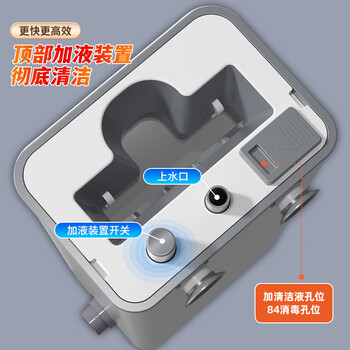 东方亮洁拖把家用一拖净50cm加大免手洗干湿两用拖布家用墩布懒人平板拖把